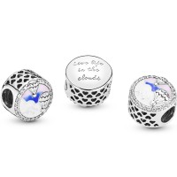 BE-350 Berloque Viva a vida Prata 925 